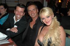 Federico Díaz, Silvia Plaskova y Silvia Plaskova