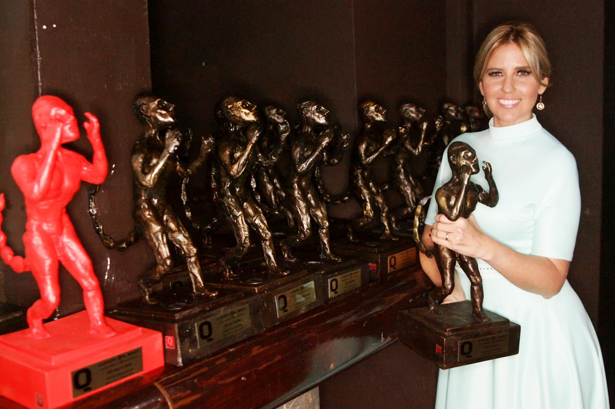Con los Premios Q Raquel Bigorra