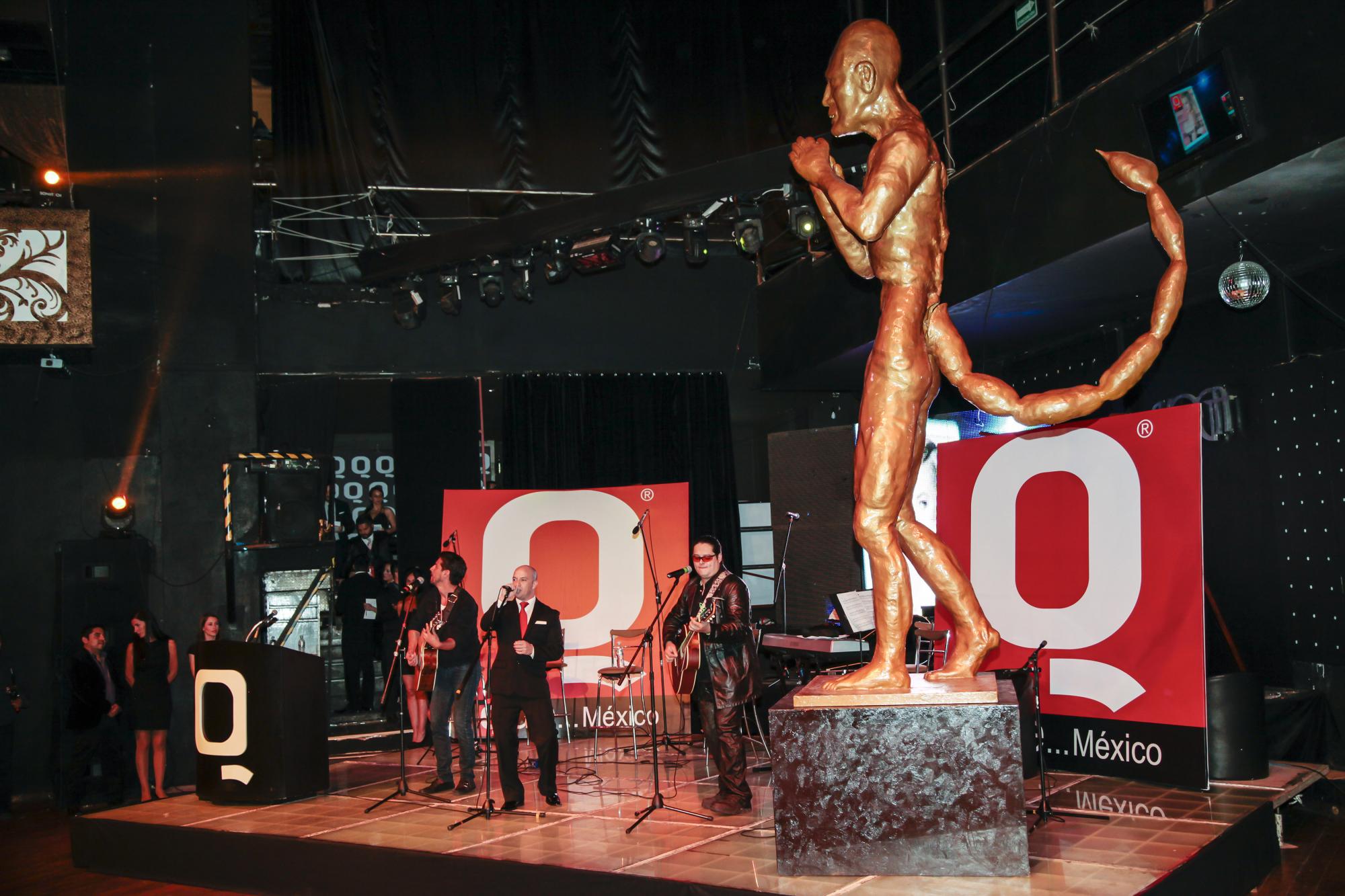 Escenario de los premios Q
