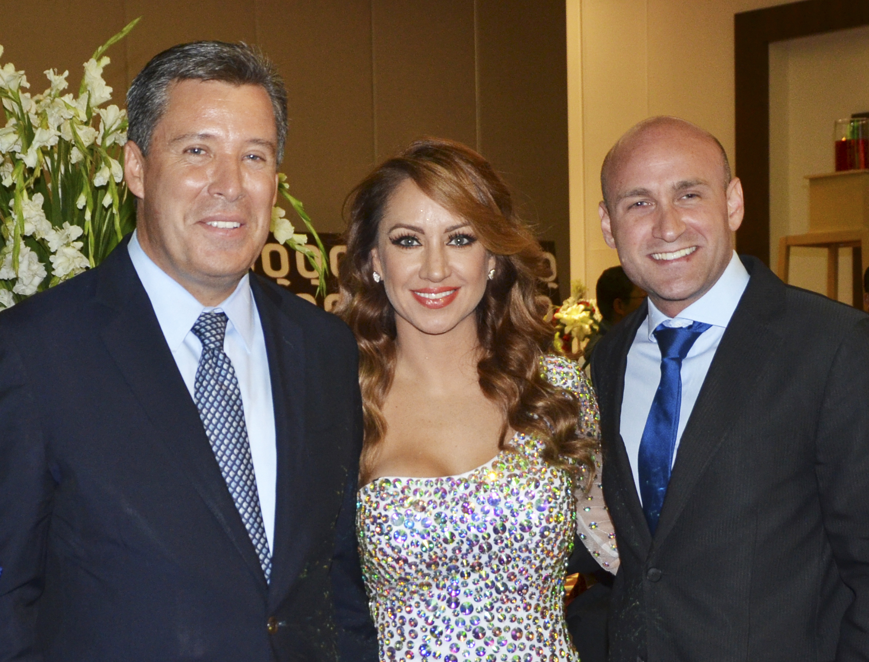 Gobernador Miguel Márquez Márquez,Maya Karunna y Pedro Ferriz Hijar