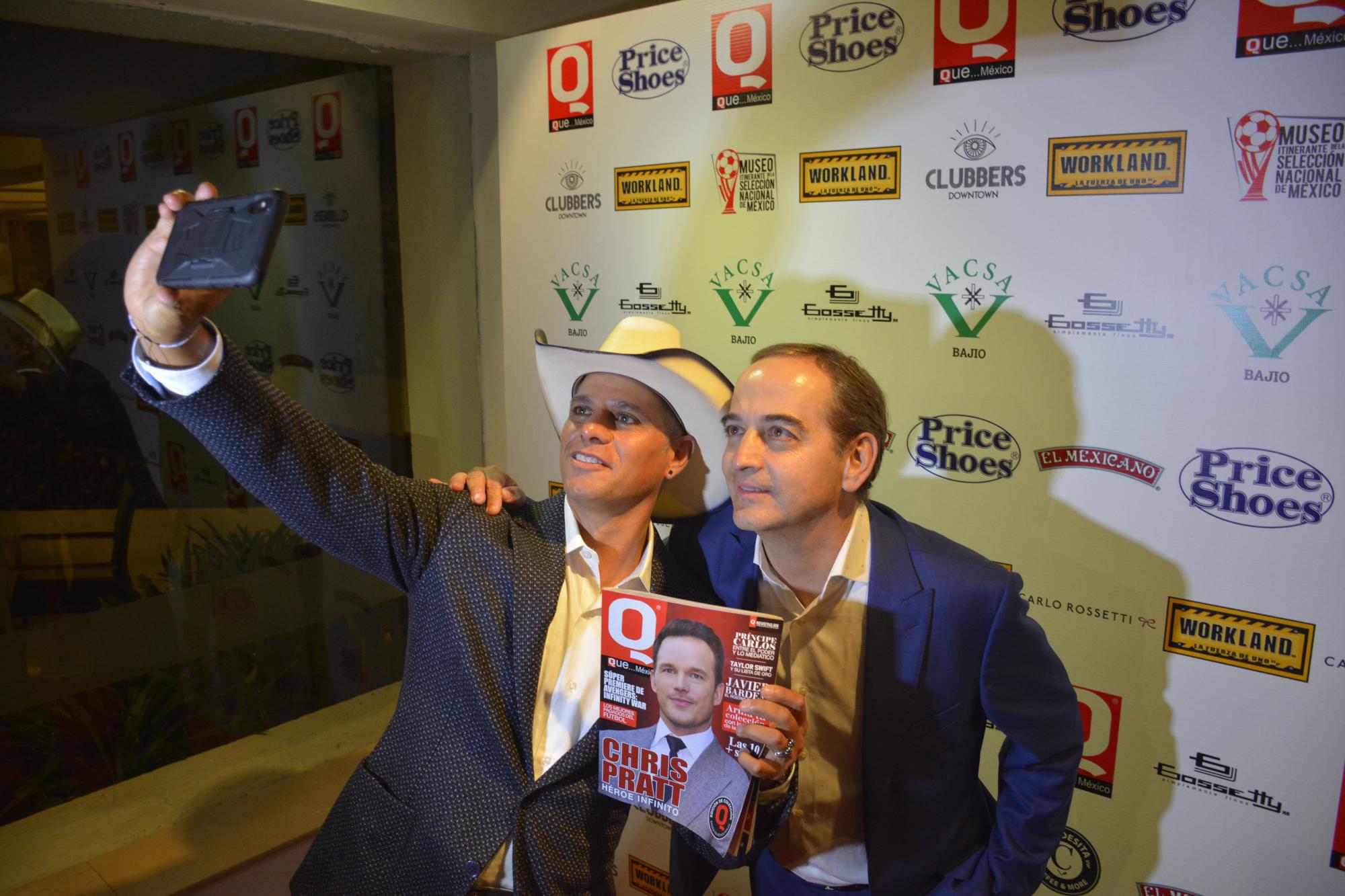 Una selfie de Revista Q con Rafael Mercadante y Anselmo Alonso