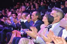 Atmósfera de los premios  de la revista Q en CDMX