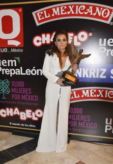 La actriz Lorena de la Garza